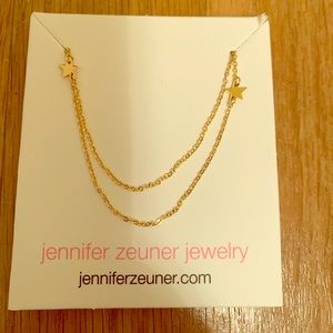 Jennifer Zeuner Double Star Necklace